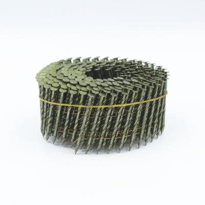 Chine 2.3*45mm 16 degrés galvanisés fil d'acier soudé clous de bobine d'air à vendre