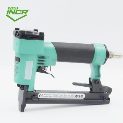 China Top-Rated SL-8016 Fine Crown Air Pneumatic Staple Gun Green for Furniture Decoration for sale