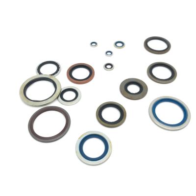 China Standard or nonstandard sizes Galvanized Copper Washers metal gaskets Bonded Seals for sale