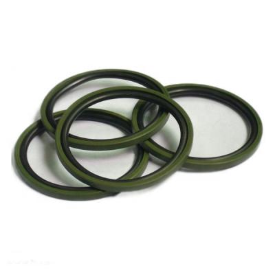 China NBR PTFE Parts Oil Resistance Hydraulic Cylinder Piston Seals Ring for sale