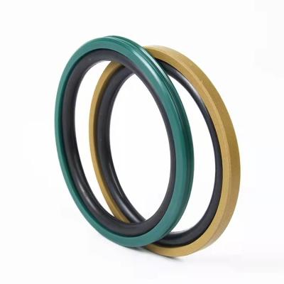 China Floating Excavator Oil Seal Bronze PTFE And NBR O Ring For Piston Seal for sale