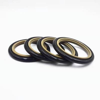 China NBR PTFE Hydraulic Cylinder Piston Seal Bronze STD HBTS GSJ Step Seal for sale