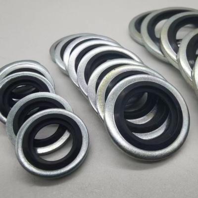 China 1/4 Dowty seals Bonded Washer NBR/Steel usit ring bonded seal for sale