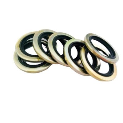 China Hot Sale Bonded Washer 1/4'', BSP Bonded Seal Washer/High quality wear-resisting carbon steel plating stainless steel, for sale