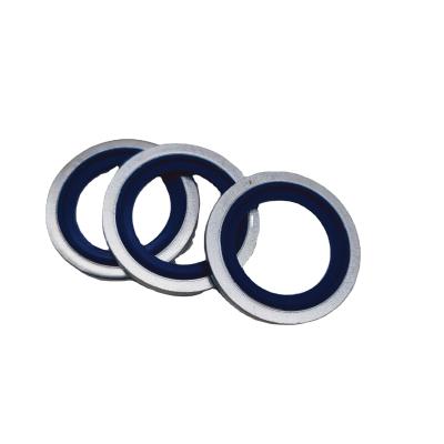 China Rubber Washer Bonded Gasket NBR Metal Hydraulic Customizable Parts for sale