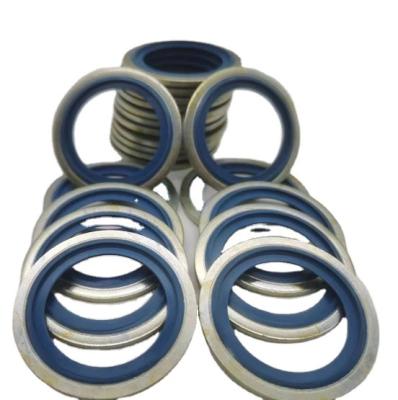 China Galvanized Bonded Gasket Seal Rubber Gasket Sealing Ring Hydraulic Parts for sale