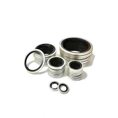 China Rubber Metal Bonded Gasket Self Centering Bonded Seal Hydraulic for sale