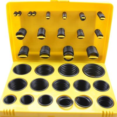 China High Quality Rubber O-Ring Kit Set Repair box NEW 414PCS O Ring Assortment Seal Kit Oring BOX for excavator for sale