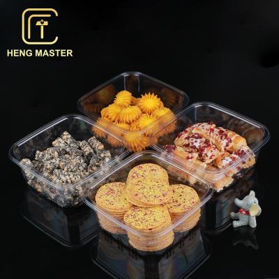 China OEM Pastry Container To Go For Bakery Cookies Cakes Packing With Lid for sale
