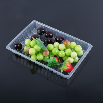 China Hengmaster White Rectangle plastic tray transparent Ecofriendly for sale