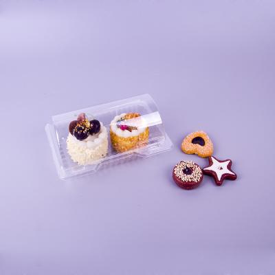 China Caixa plástica da pastelaria do biscoito dos PP da bandeja descartável da bolha do Mooncake de 6.8*6.8*3.4cm à venda