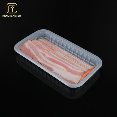 China Bandeja del tereftalato de polietileno del empaquetado de carne fresca FDA en venta