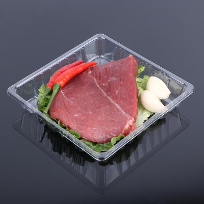 China 21g Disposable Blister Packaging Tray Fresh Meat Fruit Frozen Food Packing for sale