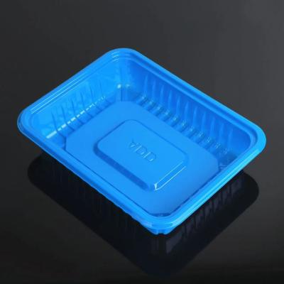 China Small Square Rectangular Board Disposable Plastic Tray Clear for sale