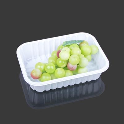 China PP Disposable White 18*13*4cm Plastic Meat Packaging for sale