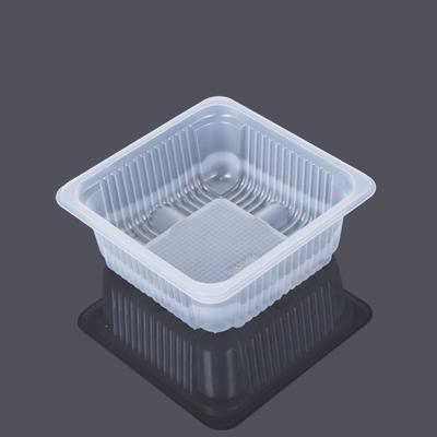 中国 正方形透明な6.5*6.5*3cmのMooncakeのプラスチック皿 販売のため