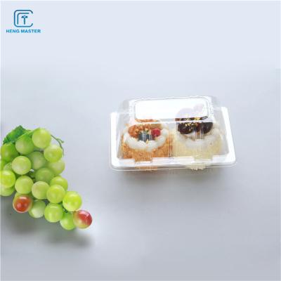 China Eco Friendly 17.5x12x12cm Disposable Fruit Salad Containers for sale