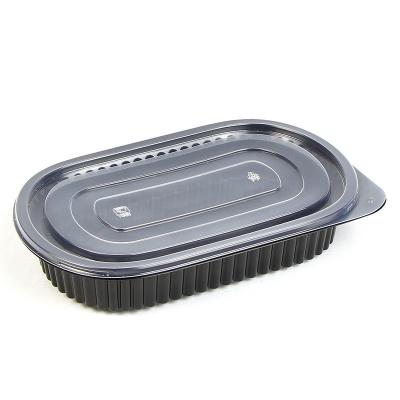 China 5.5cm Disposable Plastic Meal Tray for sale
