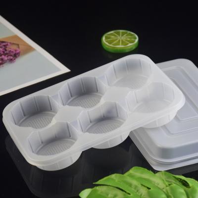 China Alimento congelado 19*13*2.5cm branco Tray Packaging do retângulo à venda