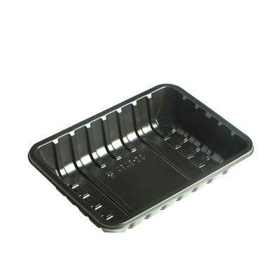 China Rectangle PP PET Blister Disposable Vegetable Trays for sale