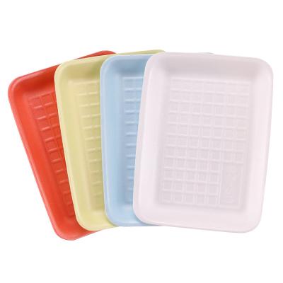 China Food Safety 190x140x20mm Disposable Vegetable Trays for sale