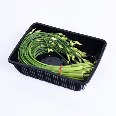 China PP Microwave Safe 20*14*5.5cm Disposable Vegetable Trays for sale