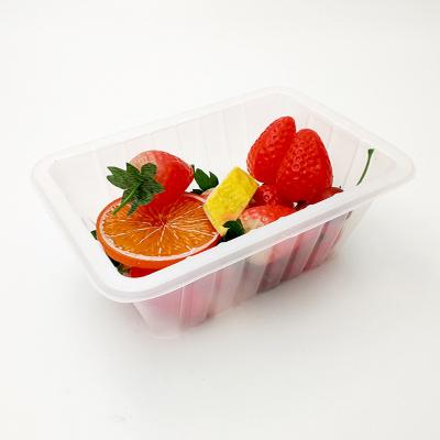 China OEM Polypropylene 20*14*5.5cm Disposable Fruit Tray for sale
