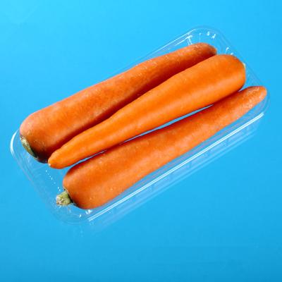 China Supermarket 24*12*2.5cm Disposable Vegetable Trays for sale