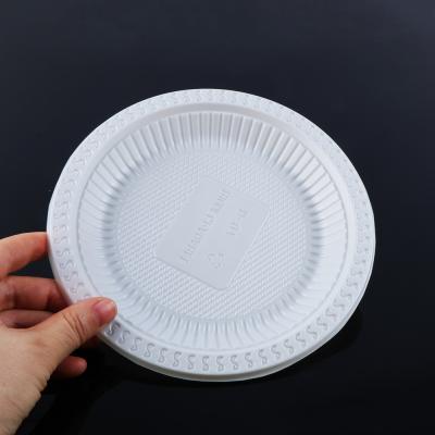 China Compostable Dinner Plate 7 Inch PLA Tableware for sale