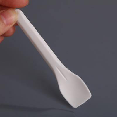 China Vajilla biodegradable del Pla de la cuchara los 9.5cm del helado en venta