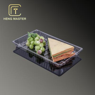 China 21g Clear Blister Packaging Tray Fresh Meat Fruit Frozen Food for sale