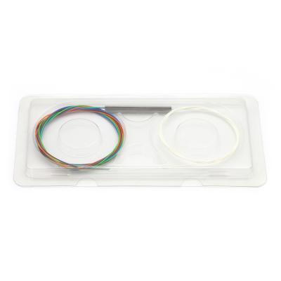 China 1x4 Plc Splitter Mini Type Optical Fiber Plc Splitter Without Connector for sale