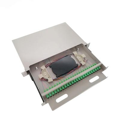 China 24 Cores Drawer Optical Terminal Box Optical Fiber Termination Box for sale