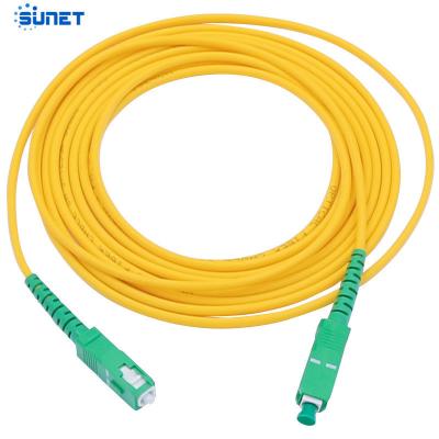 China Cordón de remiendo de fibra óptica a una cara del Sc-Sc APC del SM/cable acorazado del remiendo de la fibra óptica en venta