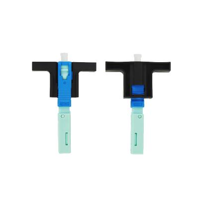 China Ftth Fiber Optical K2 Indoor Duplex St Fc Sc Lc Upc Flat Cable Fast Connector for sale