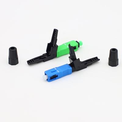 China SC/APC SC/UPC Fiber Optic Fast Connector For FTTH FTTB FTTX Network for sale