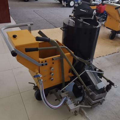 China Hand Pushing Thermoplastic Road Marking Machine With Filter For Zebra Crossing Line for sale