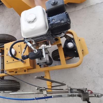 China Airless Cold Paint Spraying Road Striping Asphalt Line Painting Equipment Double Guns 12L Max for sale