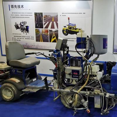 중국 98:2  MMA +BPO Airless Spraying Road Marking Machine For Air Port Marking 판매용