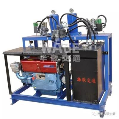China 13HP Gasoline Engine Truck Mounted Road Marking Machine Airless Line Striper for sale
