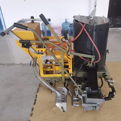 China Battery Deiving Thermoplastic Road Line Marking Machine Striping Equipment Te koop