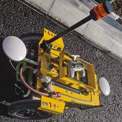 China Intelligent Robot Prime Line Road Marking Machine GPS Satellite Positioning Te koop