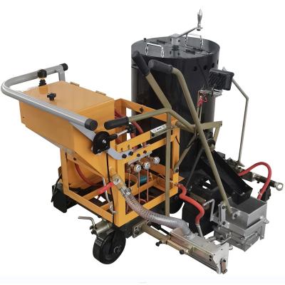 China Battery Driving Tank Thermoplastic Road Lining Machine Street Striping Equipment for sale