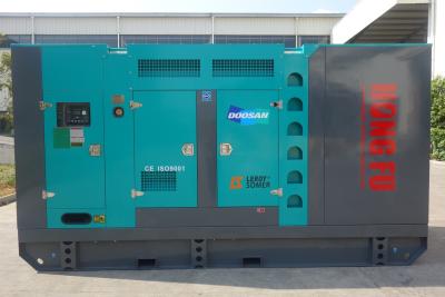 China Silent Type Compact Diesel Generator DOOSAN Power Generator 400-230V for sale