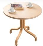 China round coffee/side table-Ikea style birch bentwood indoor furniture for sale