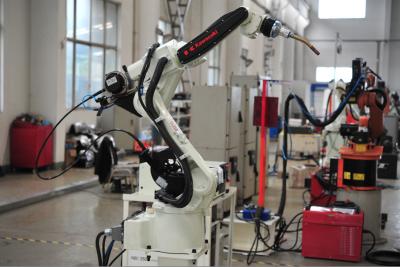 China Pórtico - ejecución que suelda con autógena el brazo robótico para el acero inoxidable/el aluminio en venta