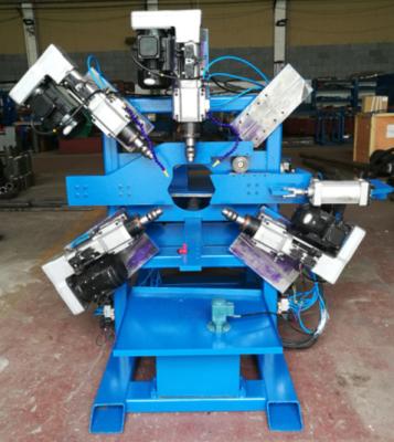 China Double Hole Drilling machine for 40 ~ 120mm pipe for sale