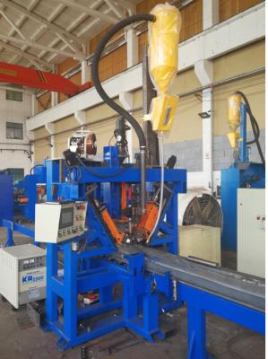 China Model CNC 200/8000 Light Pole Shut Welding Machine for sale