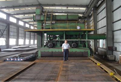 China Steel pipes , square tube Heavy H-beam shot blasting equipment 5 - 60mm for sale