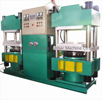 China CE ISO9001 Duplex Plate Compression Moulding Forming / Shoe Sole And O-Ring Vulcanizing Machine for sale